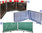 Weedgo Schutzwand 2-teilig, klappbar, 2400x800mm, mit grünem Schutzgitter
